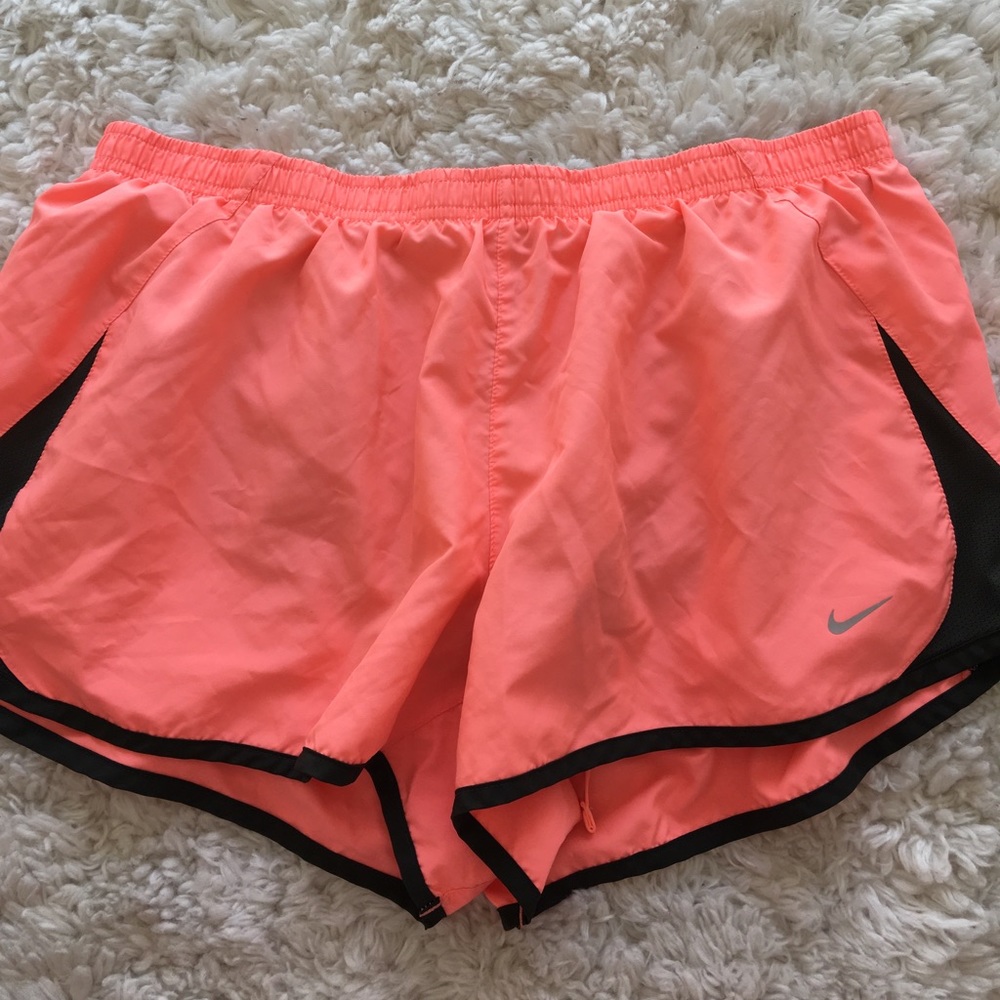 Coral Nike workout shorts!